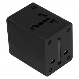 Adaptor călătorie cauciucat - 4083803, Black