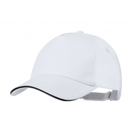 Sandrok, șapcă baseball, material reciclat RPET, alb - AP733935-01