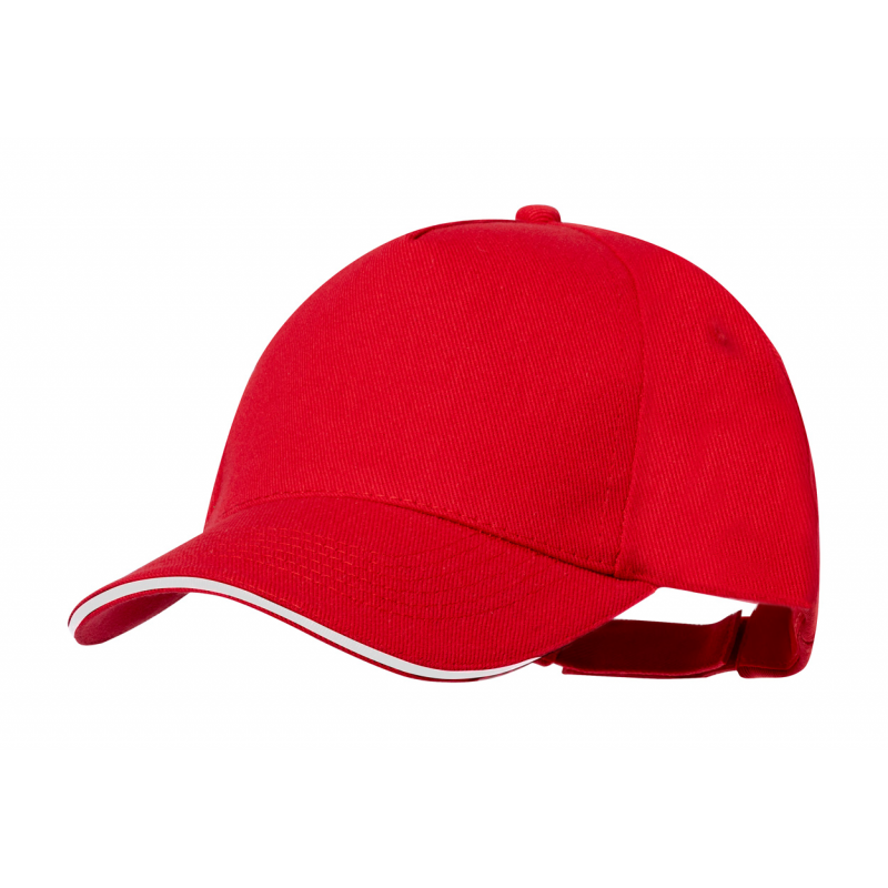 Sandrok, șapcă baseball, material reciclat RPET, roșu - AP733935-05