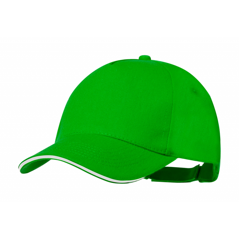 Sandrok, șapcă baseball, material reciclat RPET, verde - AP733935-07