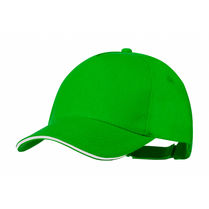 Sandrok, șapcă baseball, material reciclat RPET, verde - AP733935-07 Sandrok, șapcă baseball, material reciclat RPET, verde - AP733935-07
