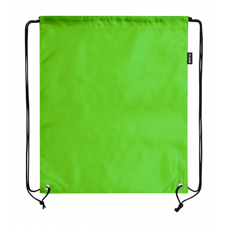 Lambur, rucsac drawstring, material reciclat RPET, verde lime deschis - AP721547-71