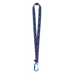 Subyard XL Safe RPET, lanyard cu sublimare, albastru - AP716701-06