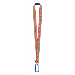 Subyard XL RPET, lanyard cu sublimare, albastru - AP716700-06