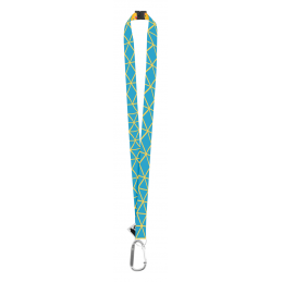 Subyard XL Safe RPET, lanyard cu sublimare, argintiu - AP716701-21