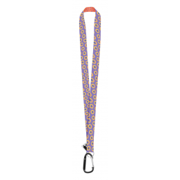 Subyard XL RPET, lanyard cu sublimare, negru - AP716700-10