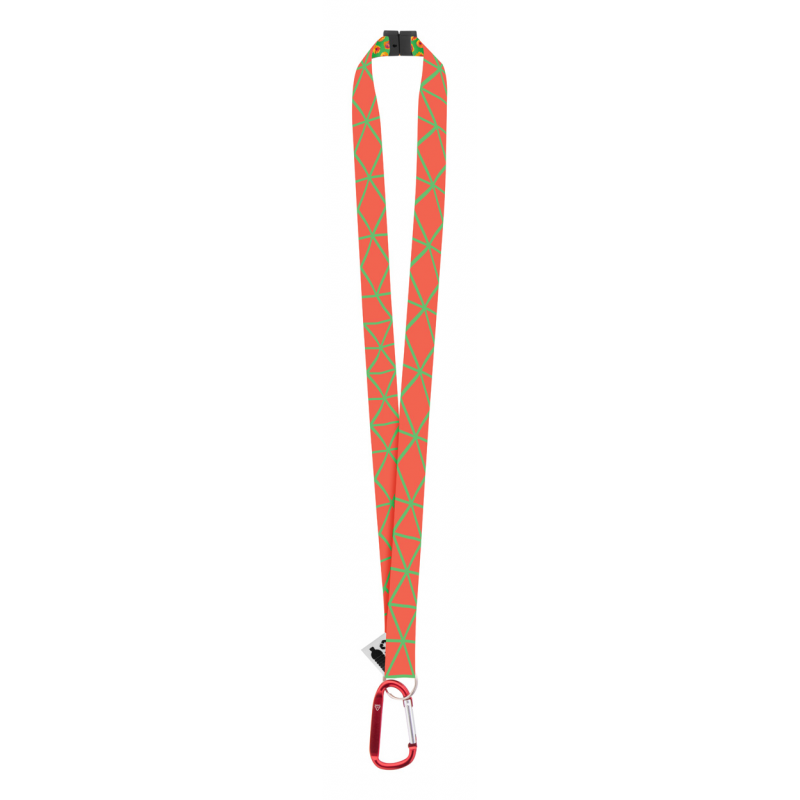 Subyard XL Safe RPET, lanyard cu sublimare, roșu - AP716701-05