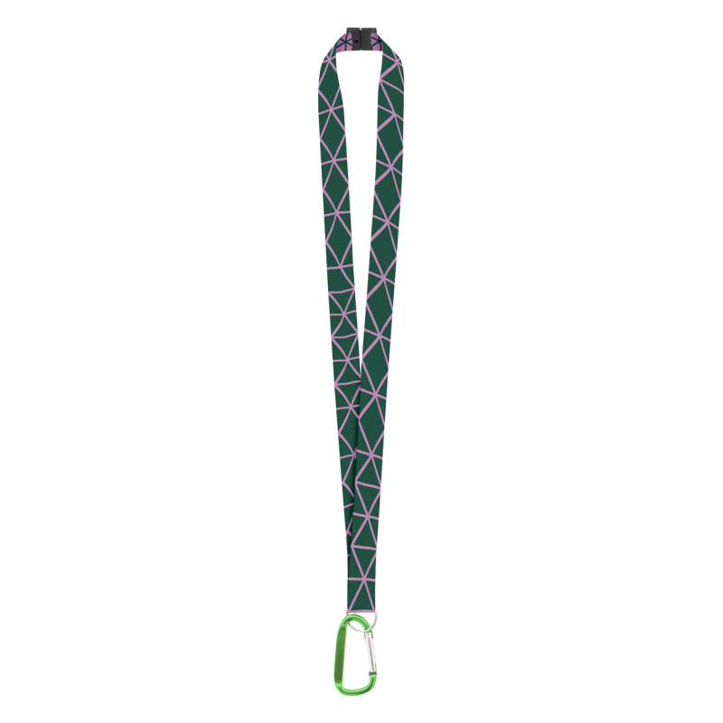 Subyard XL Safe, lanyard cu sublimare, verde - AP716699-07