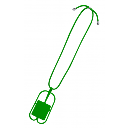 Sebly, șnur cu suport telefon mobil, verde - AP732376-07