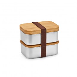 Vermeer Lunchbox Bamboo 1480 ml , ALB004-107 - Silver