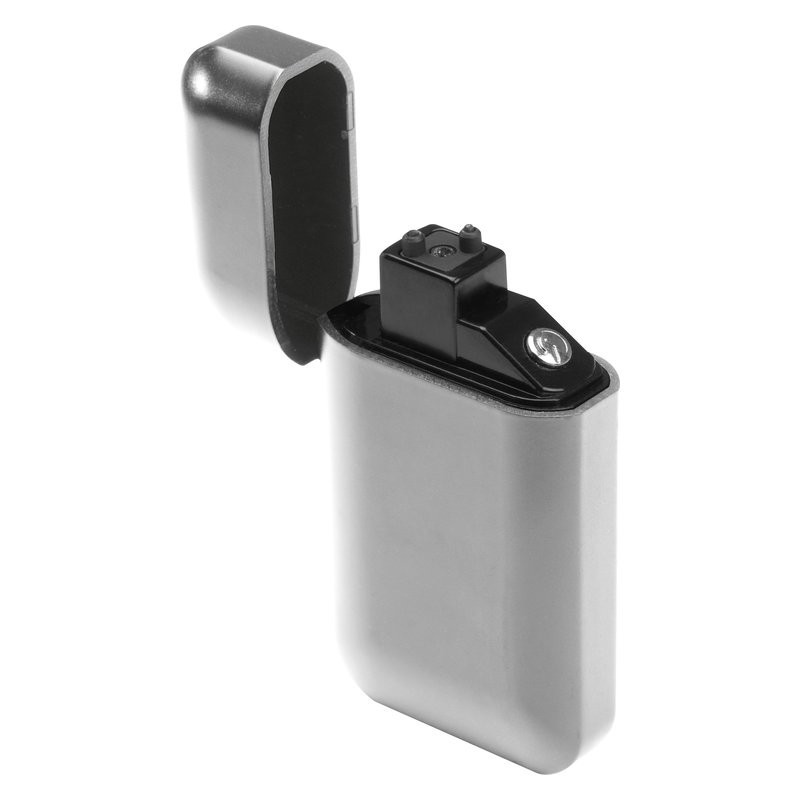 USB brichetă electrica mată fara flacara - 9097697, Silver
