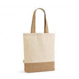 Puncak Shopping Bag Recycled Cotton 180 gsm , ASB012-160 - Natural