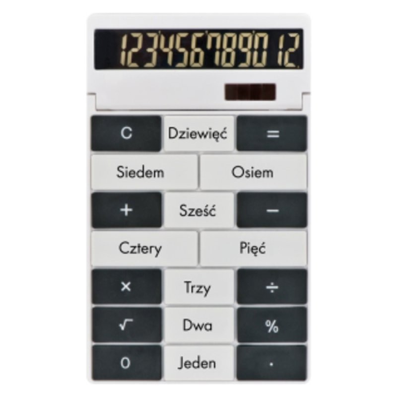 Calculator cu design CrisMa - 3341606, White Calculator cu design CrisMa - 3341606, White