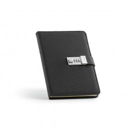 Melville Notebook A5 Recycled Paper 70 gsm , ANT016-103 - Black