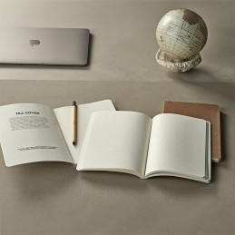 Fitzgerald Notebook A5 Recycled Paper 80 gsm , ANT024-111 - Light brown
