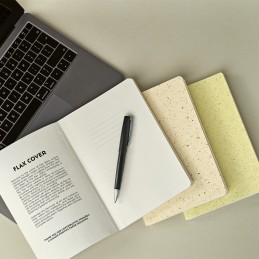 Lewis Notebook A5 Recycled Paper 80 gsm , ANT026-158 - Pastel yellow