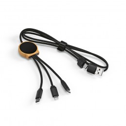 Asimov Cable rPET 5 in 1, ACB003-103 - Black