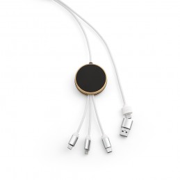 Feynman Cable rPET 3 in 1, ACB004-106 - White