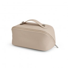 Macao Toiletry Bag recycled Leather, ATB004-131 - Beige