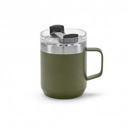 Shinano Mug Recycled Stainless Steel 440 ml , AMG018-149 - Army green