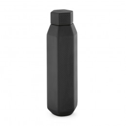 Hexagul Bottle Recycled Stainless Steel 530 ml , ABT006-103 - Black
