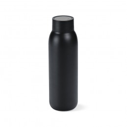 La Plata Bottle Recycled Stainless Steel 650 ml , ABT028-103 - Black
