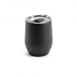 Tigris Travel Cup Recycled Stainless Steel 320 ml , ACP005-103 - Black