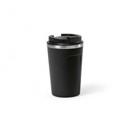 Limpopo Travel Cup Recycled Stainless Steel 490 ml , ACP008-103 - Black