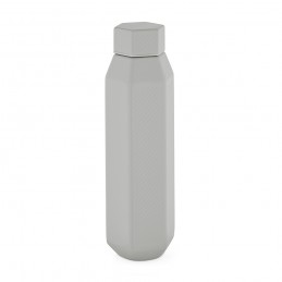 Hexagul Bottle Recycled Stainless Steel 530 ml , ABT006-113 - Grey