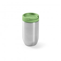 Okavongo Travel Cup Recycled Stainless Steel 430 ml , ACP010-199 - Heather green
