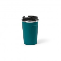Limpopo Travel Cup Recycled Stainless Steel 490 ml , ACP008-174 - Petrol blue