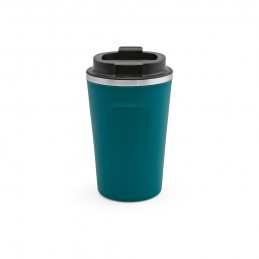 Limpopo Travel Cup Recycled Stainless Steel 490 ml , ACP008-174 - Petrol blue
