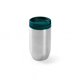 Okavongo Travel Cup Recycled Stainless Steel 430 ml , ACP010-174 - Petrol blue