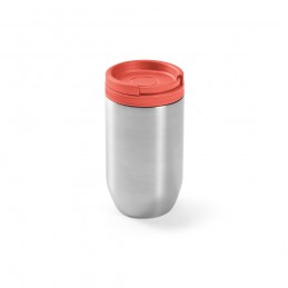 Okavongo Travel Cup Recycled Stainless Steel 430 ml , ACP010-168 - Salmon