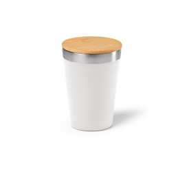 Don Travel Cup Recycled Stainless Steel 400 ml , ACP007-106 - White