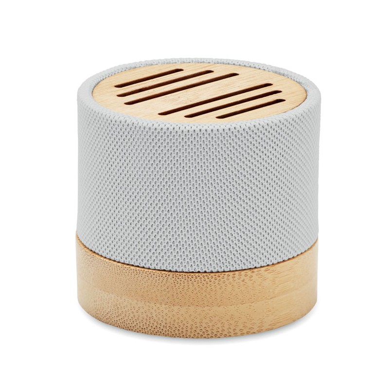 BOOL, Boxa wireless RPET bambus, MO6847-06 - Alb BOOL, Boxa wireless RPET bambus, MO6847-06 - Alb