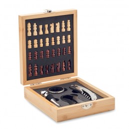 CHESSET, Set vin cu sah, MO2393-40 - Maro