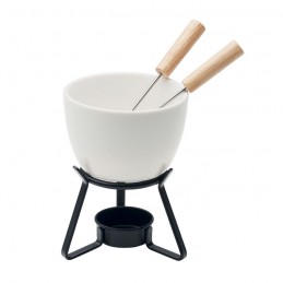 KASE, Set de fondue ceramica, 240 ml, MO2385-06 - Alb