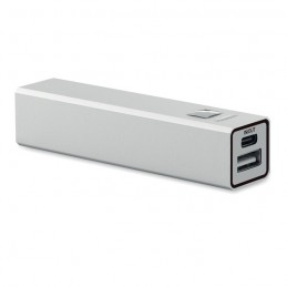 POWERALUC, Power bank 2600 mAh, MO2374-16 - Argintiu