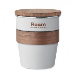 WALNUT, Pahar un singur perete 350 ml, MO2322-06 - Alb