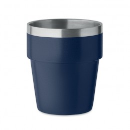 ACERITO, Pahar cu perete dublu 250 ml, MO2323-85 - Albastru