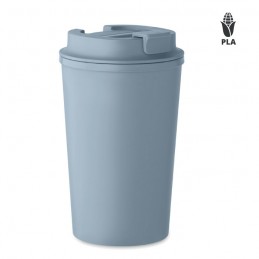 BEIBAKU, Pahar PLA perete dublu 350ml, MO2310-20 - Albastru