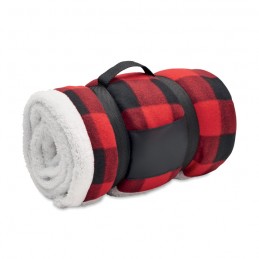 SHERMATT, Patura sherpa fleece RPET, MO2394-05 - Rosu