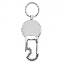 PULRIC, Suport retractabil ecuson, MO2319-06 - Alb