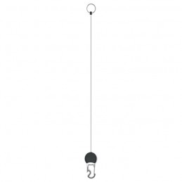 PULRIC, Suport retractabil ecuson, MO2319-03 - Negru