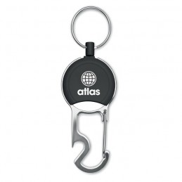 PULRIC, Suport retractabil ecuson, MO2319-03 - Negru