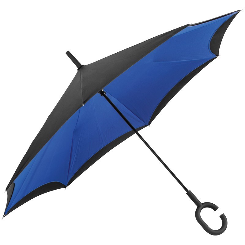 Umbrelă cu mâner ”C” - 4047604, Blue