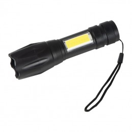 Lanternă reîncărcabilă, 9385103 - Negru