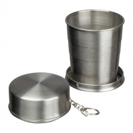 Pahar de băut pliabil din oțel inoxidabil , 8399207 - Gri