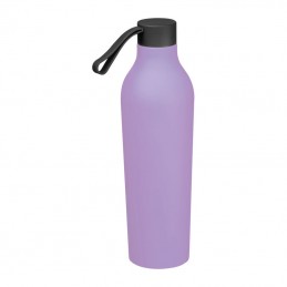 Sticlă termos cu suprafața cauciucată, 750 ml, 8389012 - Mov